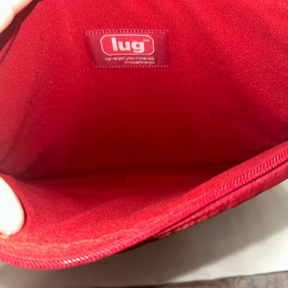 Lug Red Quilted Laptop Sleeve